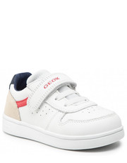 Półbuty dziecięce Sneakersy  - B Djrock B. A B252CA 08522 C0050 S White/Red - eobuwie.pl Geox