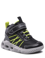 Trzewiki dziecięce Sneakersy  - J Wroom B. A J26GAA 0FUCE C0802 M Black/Lime - eobuwie.pl Geox