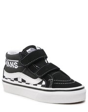 Trzewiki dziecięce Sneakersy  - Sk8-Mid Reissu VN0A38HHBA21 Logo Black/White - eobuwie.pl Vans