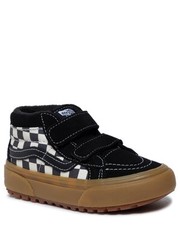 Trzewiki dziecięce Sneakersy  - Sk8-Mid Reissu VN0A5KRO1KP1 Checkerboard Black/Marshm - eobuwie.pl Vans