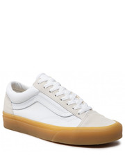 Mokasyny męskie Sneakersy  - Style 36 VN0A54F6WHT1 Gum White - eobuwie.pl Vans