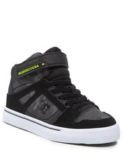 Trzewiki dziecięce Sneakersy  - Pure High-Top Ev ADBS300324 Black Camouflage (Ca2) - eobuwie.pl Dc