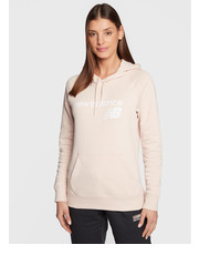 Bluza Bluza Classic Core Fleece WT03810 Beżowy Relaxed Fit - modivo.pl New Balance