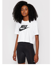 Bluzka T-Shirt Sportswear Essential BV6175 Biały Loose Fit - modivo.pl Nike