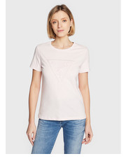 Bluzka T-Shirt W3RI19 I3Z14 Różowy Regular Fit - modivo.pl Guess