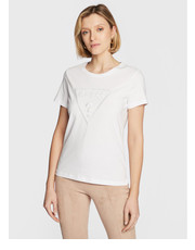 Bluzka T-Shirt W3RI19 I3Z14 Biały Regular Fit - modivo.pl Guess