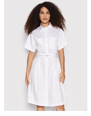 Sukienka Sukienka koszulowa Selene W2GK84 WDXM0 Biały Regular Fit - modivo.pl Guess