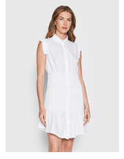 Sukienka Sukienka koszulowa Teodora W2GK67 WEKW0 Biały Regular Fit - modivo.pl Guess