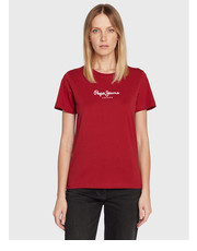 Bluzka T-Shirt Camila PL505292 Czerwony Regular Fit - modivo.pl Pepe Jeans