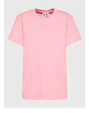 Bluzka T-Shirt Loungewear HL9134 Różowy Loose Fit - modivo.pl Adidas