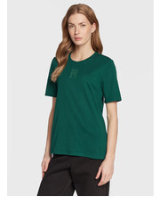 Bluzka T-Shirt S10S101576 Zielony Regular Fit - modivo.pl Tommy Hilfiger