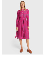 Sukienka Sukienka koszulowa Foullard WW0WW36659 Różowy Regular Fit - modivo.pl Tommy Hilfiger