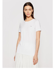 Bluzka T-Shirt TF0998 Biały Regular Fit - modivo.pl Lacoste