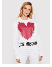 Bluza Bluza W630643M 4282 Biały Regular Fit - modivo.pl Love Moschino