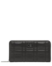 Portfel Duży Portfel Damski Re-Lock Quilt Z/A Wallet Lg K60K609912 Czarny - modivo.pl Calvin Klein 