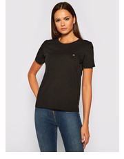 Bluzka T-Shirt Logo C-Neck K20K202132 Czarny Regular Fit - modivo.pl Calvin Klein 
