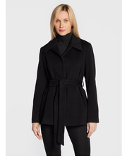 Płaszcz Płaszcz wełniany K20K204154 Czarny Regular Fit - modivo.pl Calvin Klein 
