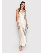 Sukienka Sukienka codzienna Liquid Shine Cami K20K203839 Beżowy Slim Fit - modivo.pl Calvin Klein 
