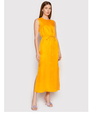 Sukienka Sukienka letnia Shine K20K203647 Pomarańczowy Regular Fit - modivo.pl Calvin Klein 