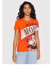 Bluzka T-Shirt DISNEY Mickey Boom 22SWTK99 Pomarańczowy Regular Fit - modivo.pl Desigual