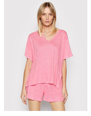 Bluzka T-Shirt Beachedit 54662-TO Różowy Regular Fit - modivo.pl Seafolly