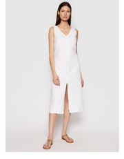 Sukienka Sukienka letnia Essential Linen 54361-DR Biały Relaxed Fit - modivo.pl Seafolly