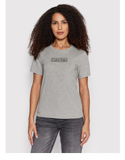 Bluzka T-Shirt Crew Neck 000QS6798E Szary Regular Fit - modivo.pl Calvin Klein Underwear