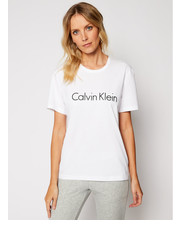 Bluzka T-Shirt 000QS6105E Biały Regular Fit - modivo.pl Calvin Klein Underwear