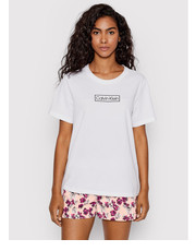 Bluzka T-Shirt 000QS6798E Biały Regular Fit - modivo.pl Calvin Klein Underwear