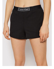 Spodnie Szorty piżamowe 000QS6799E Czarny Regular Fit - modivo.pl Calvin Klein Underwear