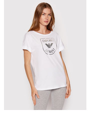 Bluzka T-Shirt 164340 2R255 00010 Biały Regular Fit - modivo.pl Emporio Armani Underwear