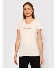 Bluzka T-Shirt 163321 1A227 01212 Różowy Slim Fit - modivo.pl Emporio Armani Underwear