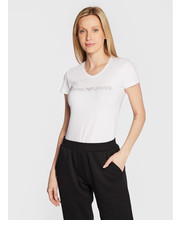 Bluzka T-Shirt 163321 2F227 00010 Biały Slim Fit - modivo.pl Emporio Armani Underwear