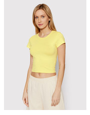 Bluzka T-Shirt Maxi 10260310 Żółty Regular Fit - modivo.pl Vero Moda