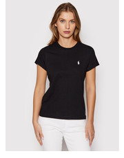 Bluzka T-Shirt 211847073008 Czarny Regular Fit - modivo.pl Polo Ralph Lauren
