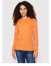 Bluzka Bluzka 211847074014 Pomarańczowy Regular Fit - modivo.pl Polo Ralph Lauren