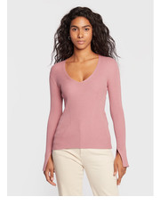 Sweter Sweter Clarino 33661729 Różowy Slim Fit - modivo.pl Marella