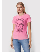 Bluzka T-Shirt Trixy 1G18H6 Y7WQ Różowy Regular Fit - modivo.pl Pinko