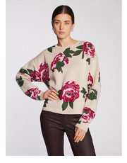 Sweter Sweter Rose Beżowy Relaxed Fit - modivo.pl Rage Age