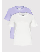 Bluzka Komplet 2 t-shirtów SP22-TSD111 Kolorowy Regular Fit - modivo.pl Sprandi
