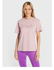 Bluzka T-Shirt Buek FAW0407 Różowy Regular Fit - modivo.pl Fila