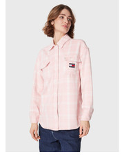 Koszula Koszula DW0DW15035 Różowy Relaxed Fit - modivo.pl Tommy Jeans