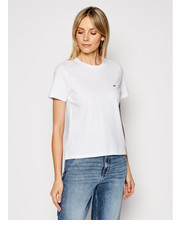Bluzka T-Shirt C Neck DW0DW09198 Biały Regular Fit - modivo.pl Tommy Jeans