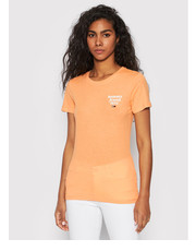 Bluzka T-Shirt Essentian Logo DW0DW12734 Pomarańczowy Slim Fit - modivo.pl Tommy Jeans