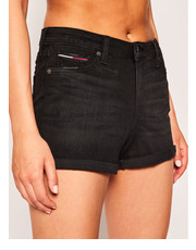 Spodnie Szorty jeansowe Denim DW0DW08209 Czarny Regular Fit - modivo.pl Tommy Jeans