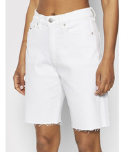 Spodnie Szorty jeansowe Harper DW0DW12516 Biały Regular Fit - modivo.pl Tommy Jeans