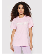 Bluzka T-Shirt 221TP2540 Różowy Regular Fit - modivo.pl Twinset