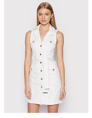 Sukienka Sukienka jeansowa 221-RYEAH1 Biały Regular Fit - modivo.pl Morgan
