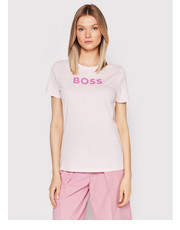 Bluzka T-Shirt C_Elogo_7 50472255 Różowy Regular Fit - modivo.pl Boss