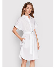 Sukienka Sukienka koszulowa Dashile 50468013 Biały Regular Fit - modivo.pl Boss